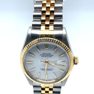 Rolex 16013 Datejust 36mm (1986) - White Dial/Baton - Original Documents